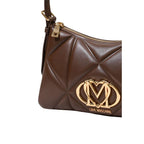 Love Moschino Small Brown Quilted Shoulder Bag