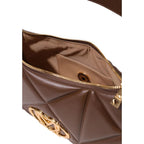 Love Moschino Small Brown Quilted Shoulder Bag