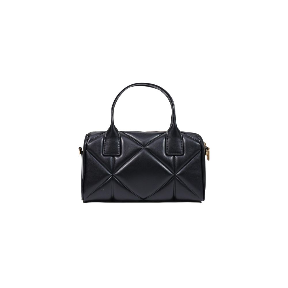 Love Moschino Black Quilted Top Handle Bag