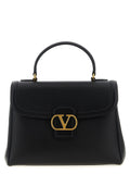 Valentino Garavani 9TO5 Black Leather Top Handle Bag