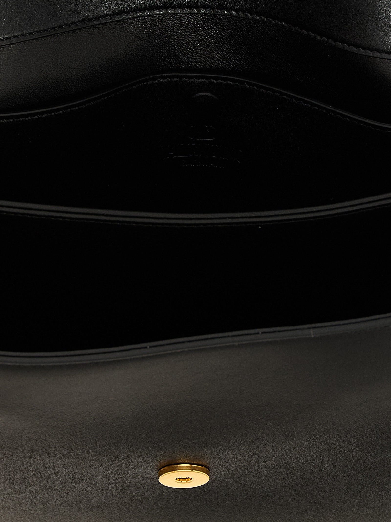 Valentino Garavani 9TO5 Black Leather Top Handle Bag
