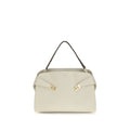 Ferragamo Hug Soft Large Beige Leather Shoulder Bag