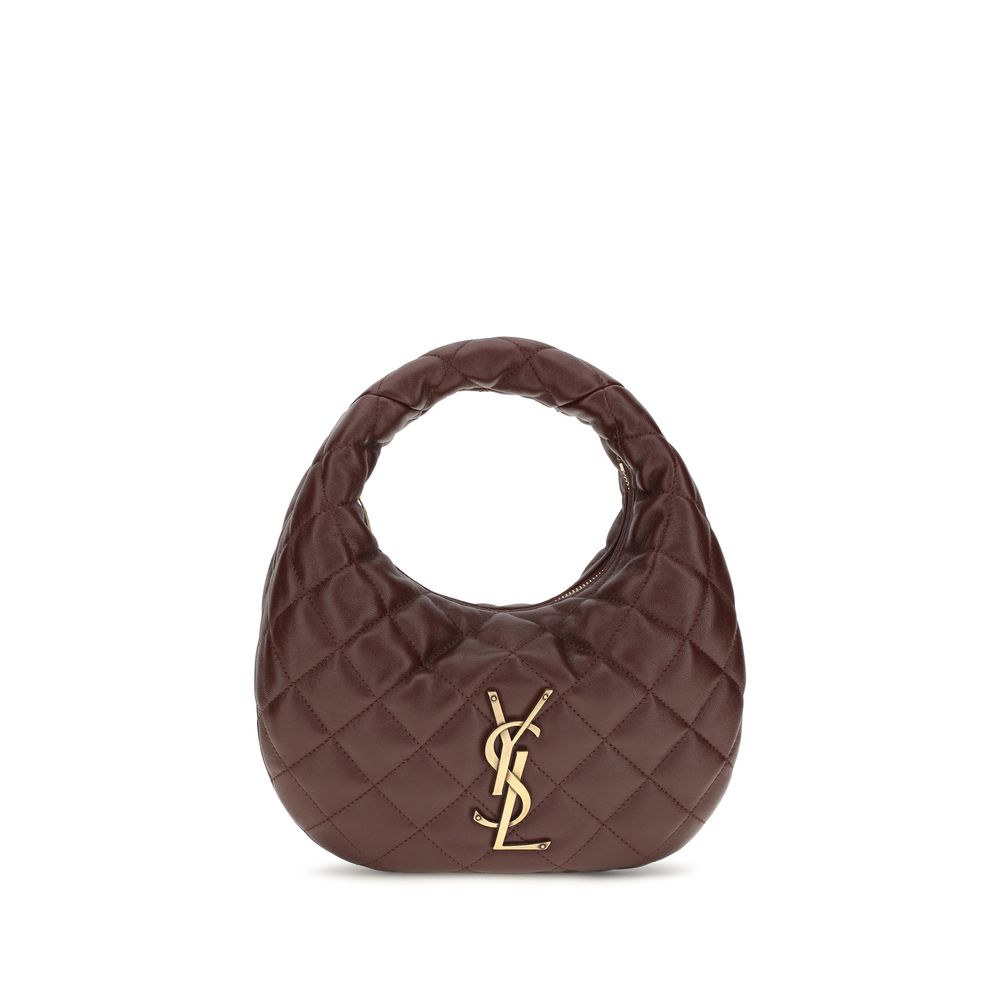 Saint Laurent Icarino Quilted Lambskin Handbag Brown