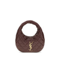 Saint Laurent Icarino Quilted Lambskin Handbag Brown