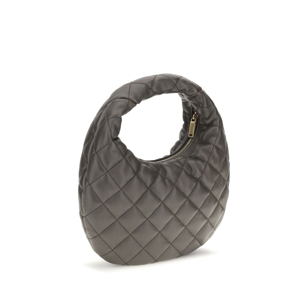 Saint Laurent Icarino Quilted Lambskin Handbag Black