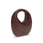 Saint Laurent Icarino Quilted Lambskin Handbag Brown