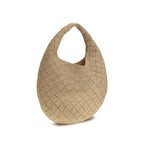 Saint Laurent Icare Raffia Hobo Bag Natural Beige