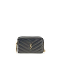 Saint Laurent LouLou Matelassé Lambskin Camera Bag Black