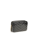 Saint Laurent LouLou Matelassé Lambskin Camera Bag Black