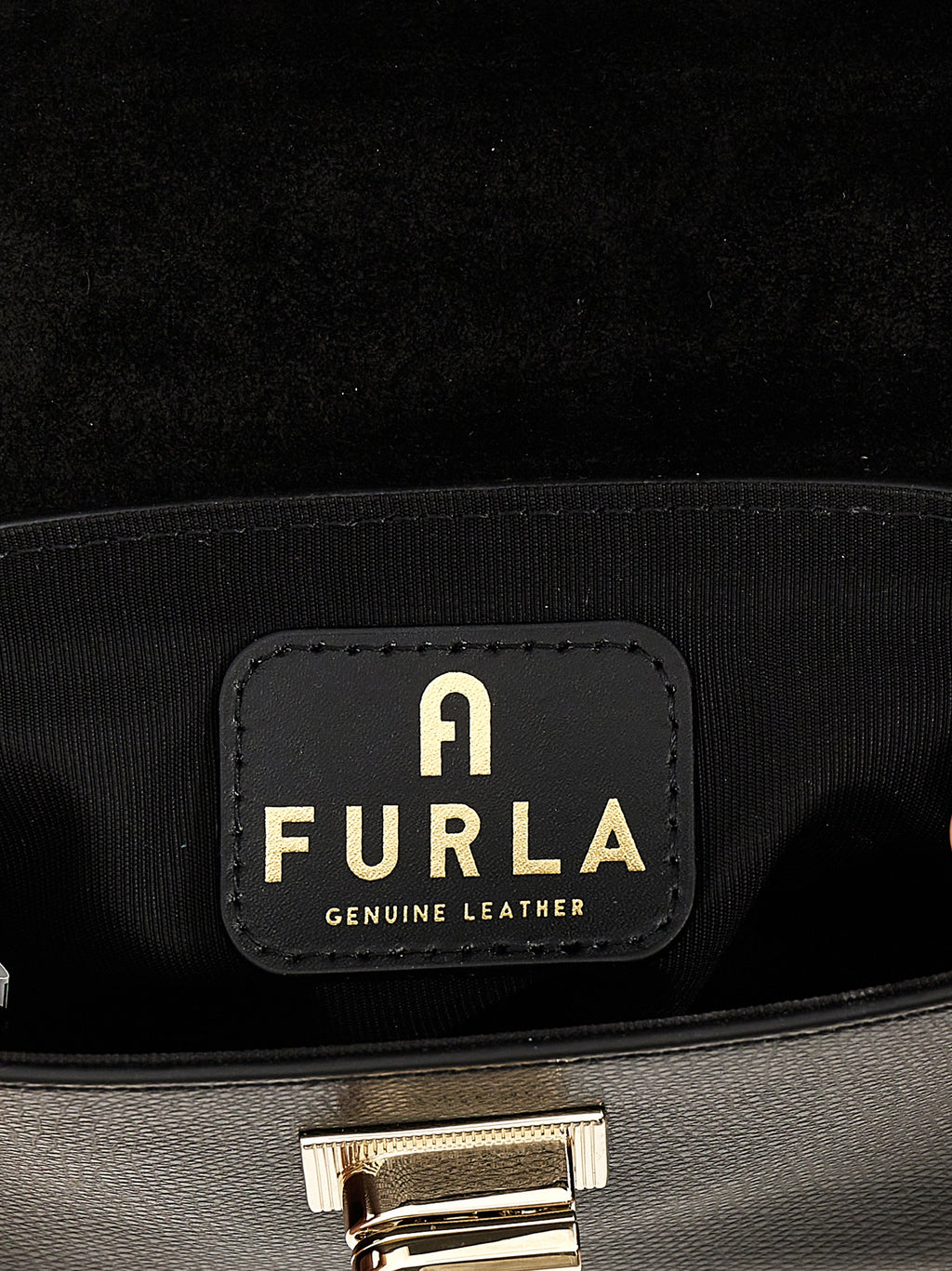 Furla 1927 Mini Top Handle Bag Black