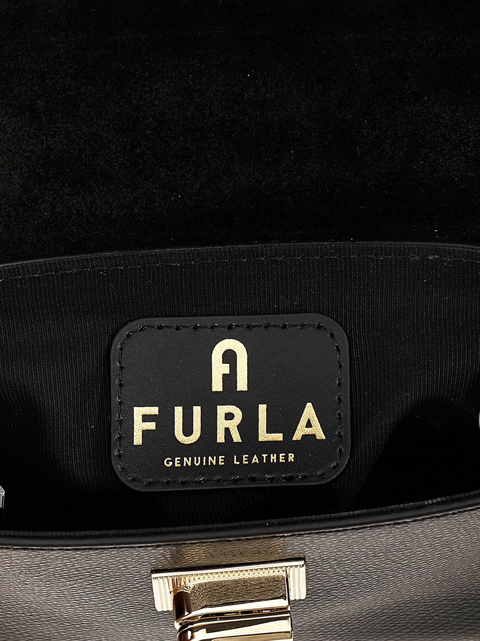 Furla 1927 Mini Top Handle Bag Black