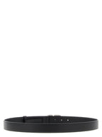 Valentino Garavani Black VLogo Leather Belt