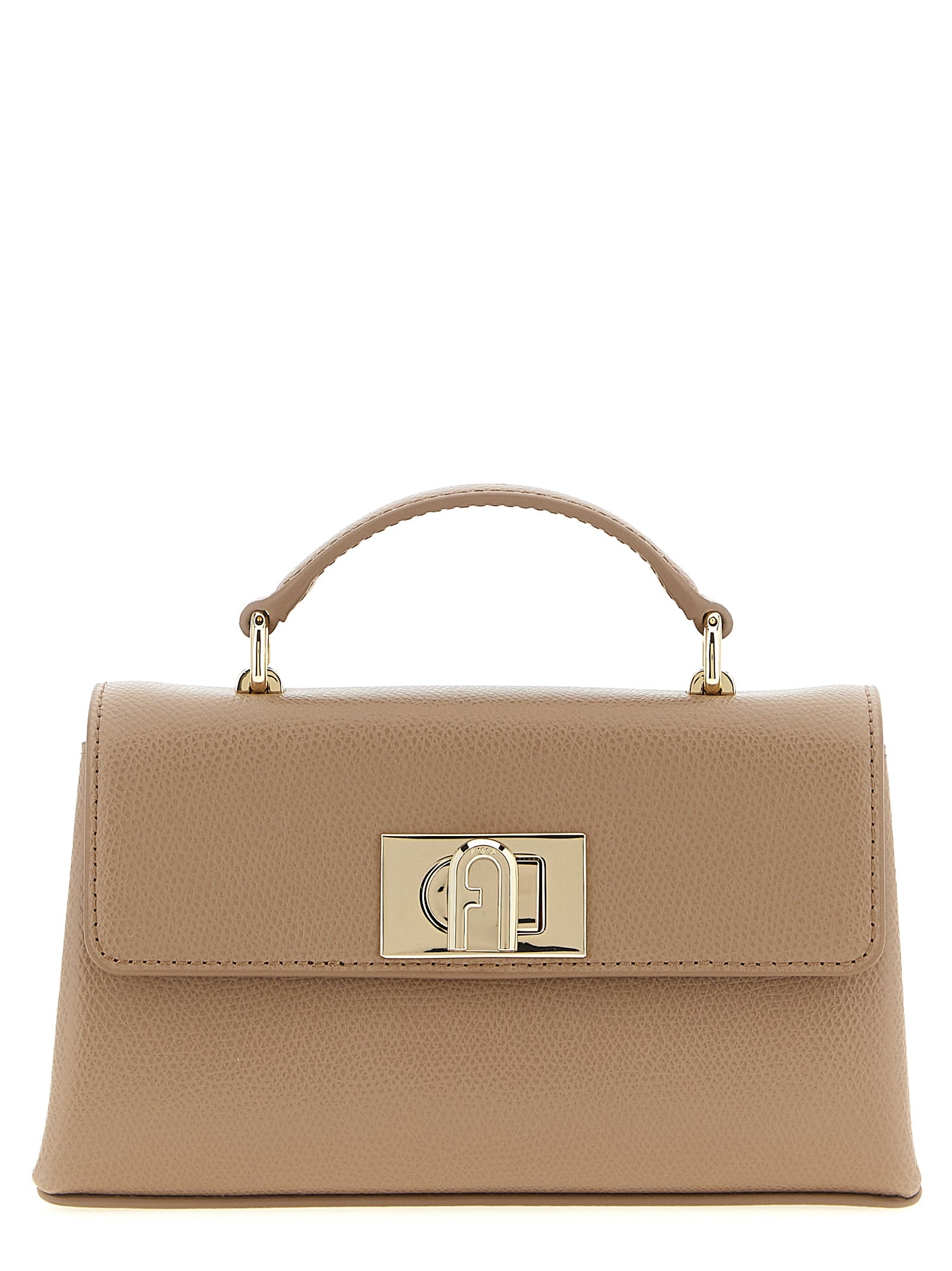 Furla 1927 Mini Crossbody Bag Taupe