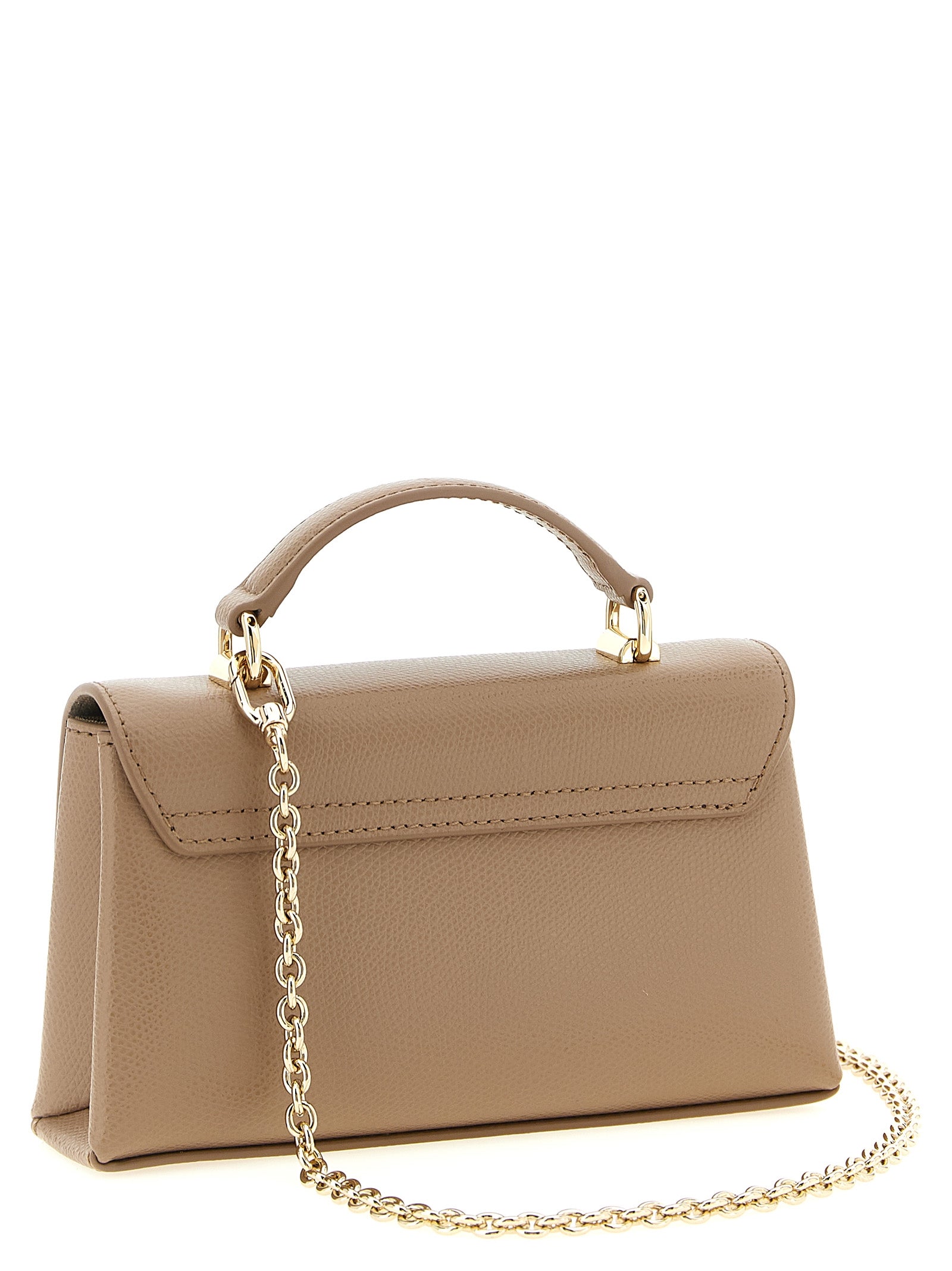 Furla 1927 Mini Crossbody Bag Taupe