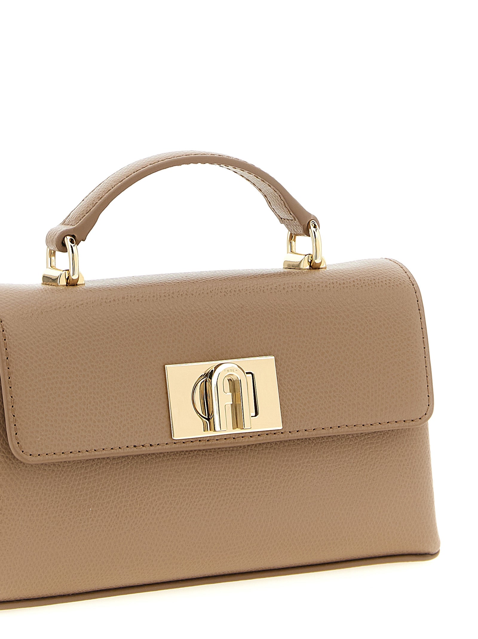Furla 1927 Mini Crossbody Bag Taupe
