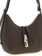 Furla Goccia Small Shoulder Bag Dark Brown