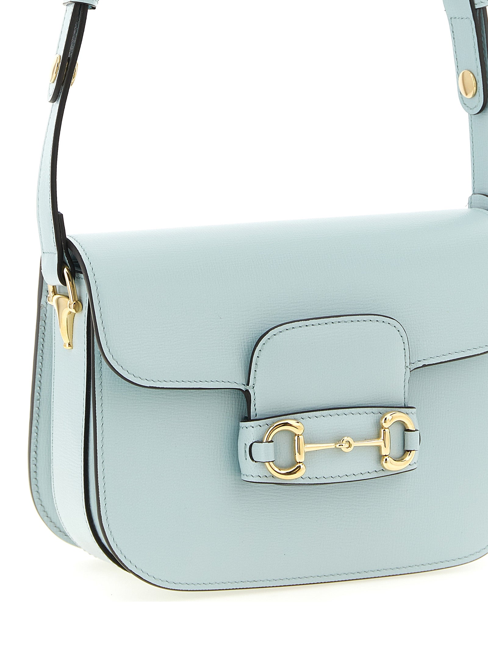Gucci Horsebit 1955 Shoulder Bag Light Blue