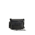 Balenciaga Le City Multipocket Medium Lambskin Shoulder Bag Black