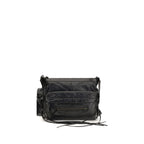 Balenciaga Le City Multipocket Medium Lambskin Shoulder Bag Black