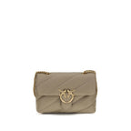 Pinko Love Classic Medium Shoulder Bag Taupe