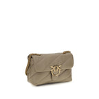 Pinko Love Classic Medium Shoulder Bag Taupe