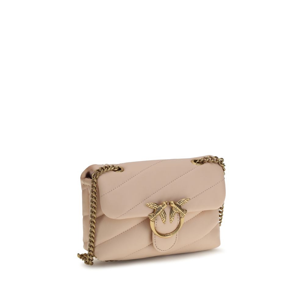 Pinko Love Baby Mini Crossbody Bag Blush Beige