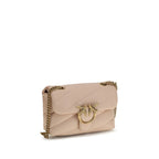 Pinko Love Baby Mini Crossbody Bag Blush Beige