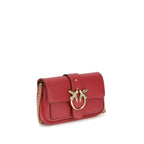 Pinko Love One Small Shoulder Bag Cherry Red