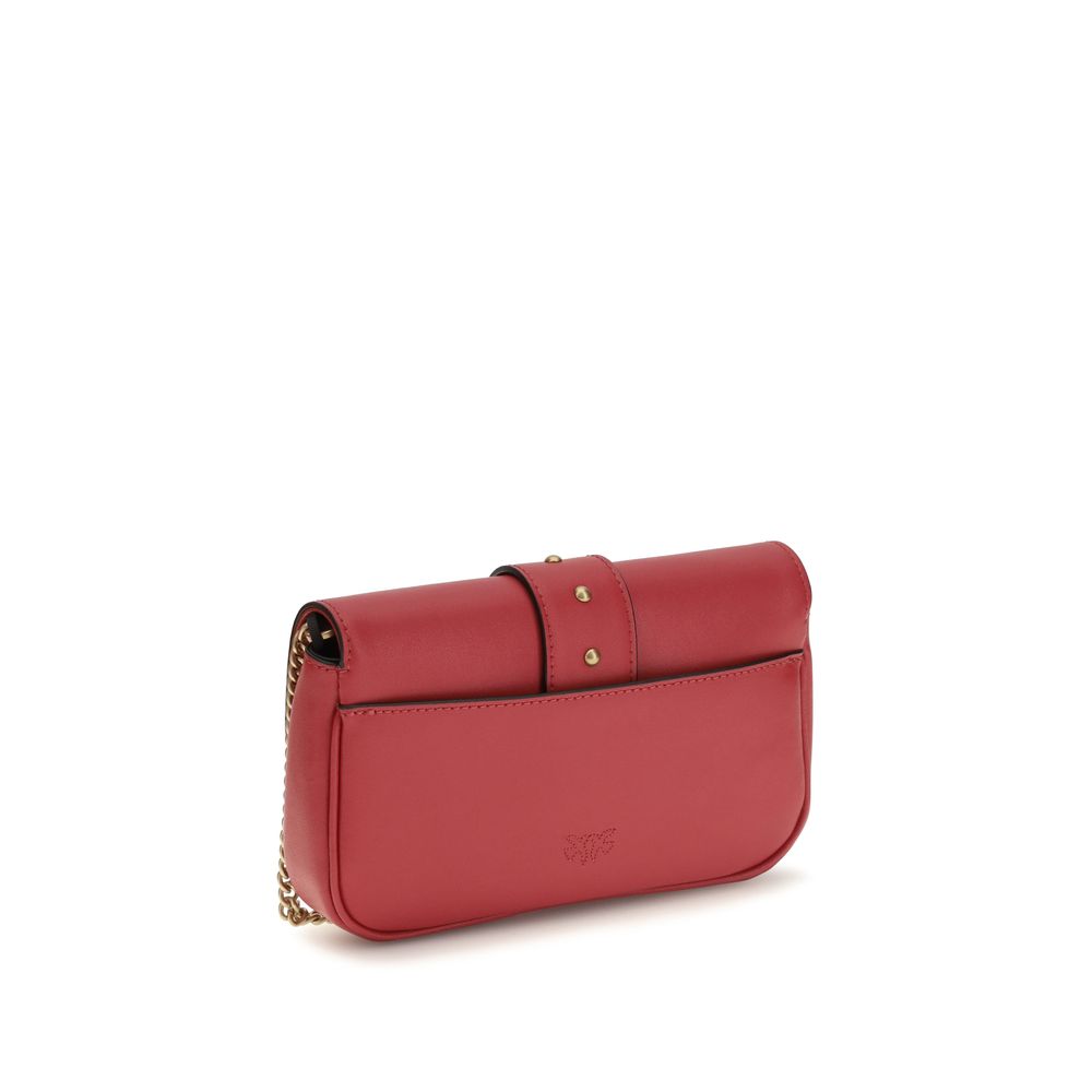 Pinko Love One Small Shoulder Bag Cherry Red