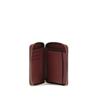 Pinko Love Birds Zip Around Compact Wallet Burgundy