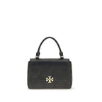 Tory Burch Charlie Mini Top Handle Bag Black