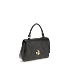 Tory Burch Charlie Mini Top Handle Bag Black