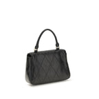 Tory Burch Charlie Mini Top Handle Bag Black
