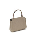 Tory Burch Charlie Mini Top Handle Bag Taupe