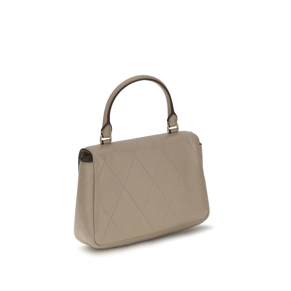 Tory Burch Charlie Mini Top Handle Bag Taupe