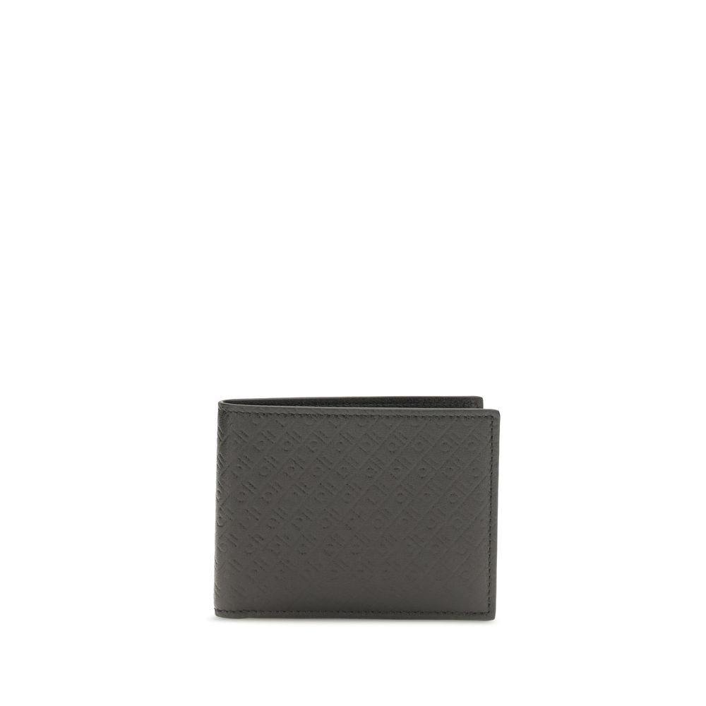 Ferragamo Black Logo Leather Bifold Wallet