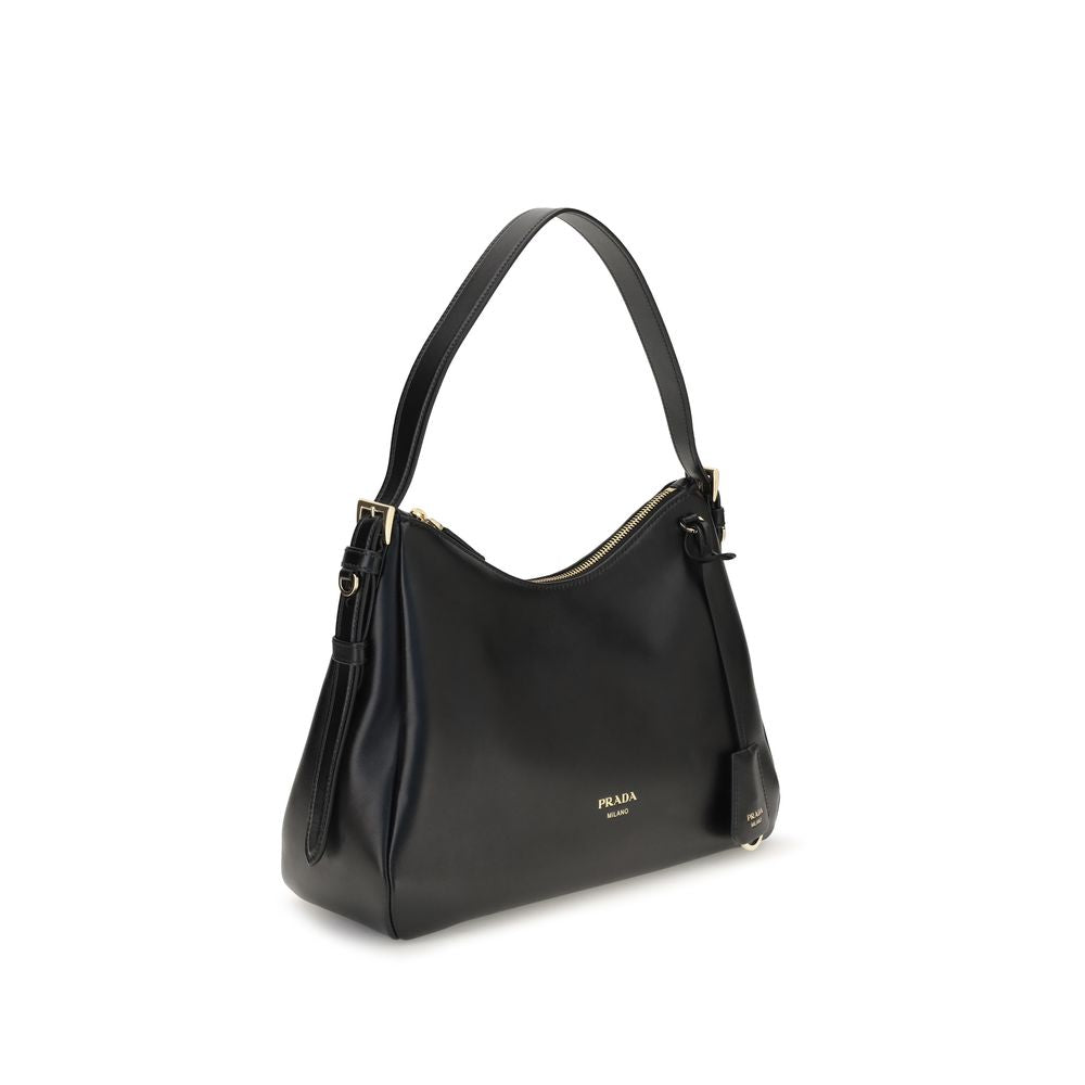 Prada Vintage Medium Shoulder Bag Black