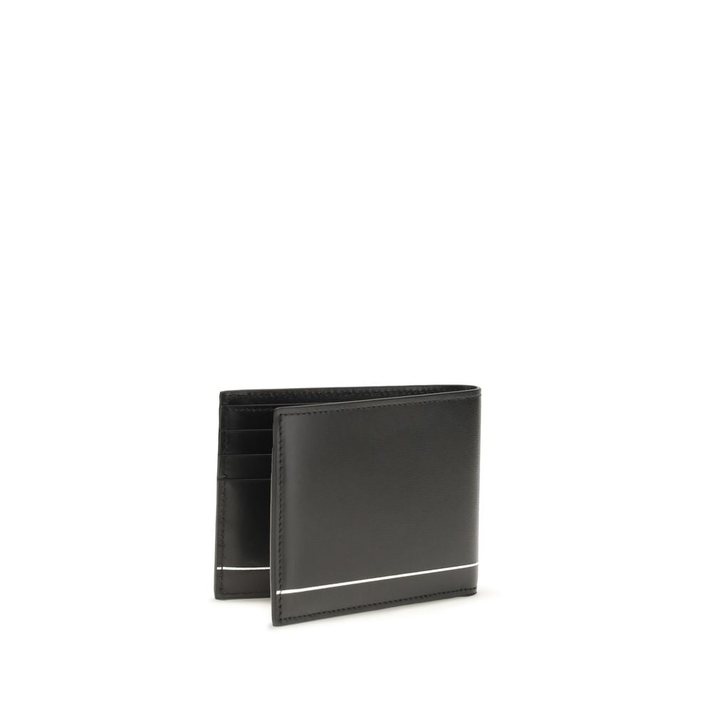 FFerragamo Black Leather Bifold Wallet