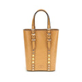 Valentino Garavani Rockstud Mini Tote Bag Tan