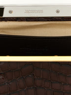Jacquemus La Pochette Salon Clutch Chestnut Brown
