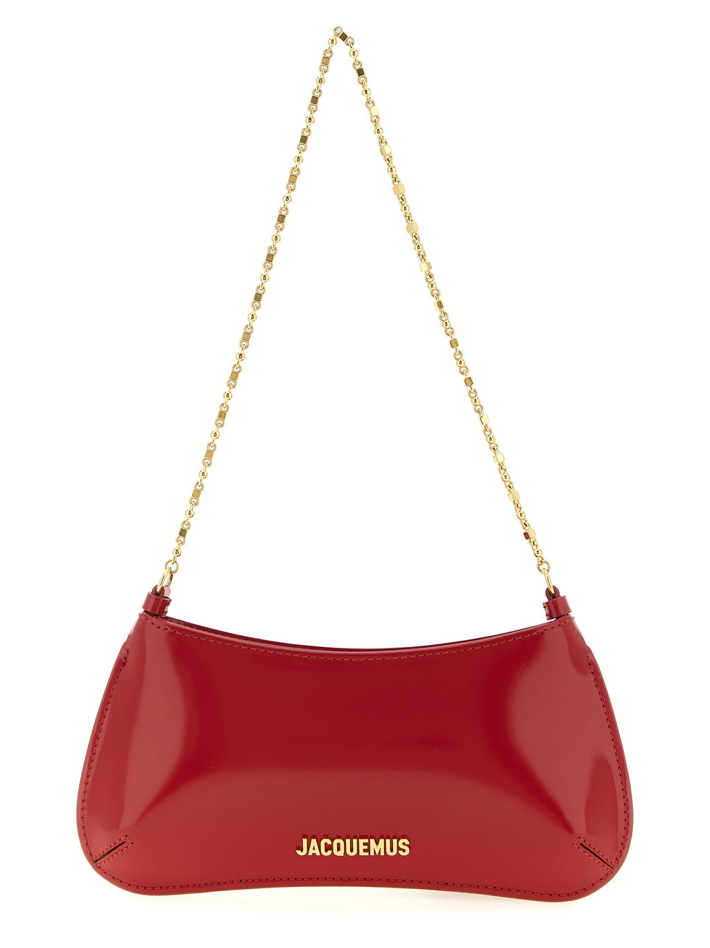 Jacquemus Le Petit Bisou Chaîne Small Shoulder Bag Red