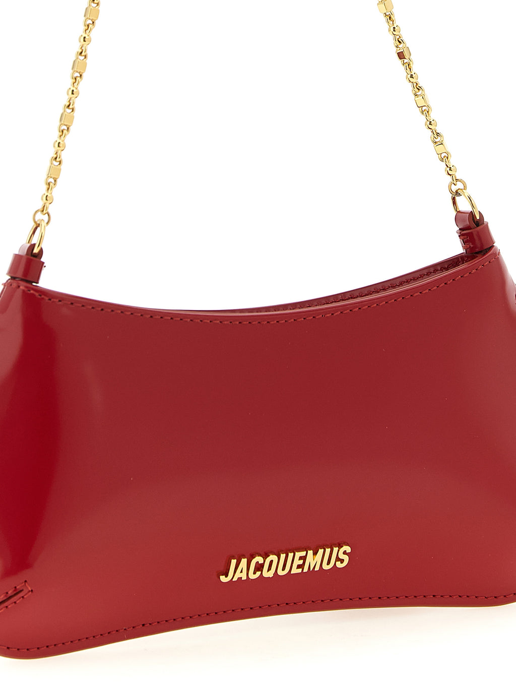 Jacquemus Le Petit Bisou Chaîne Small Shoulder Bag Red