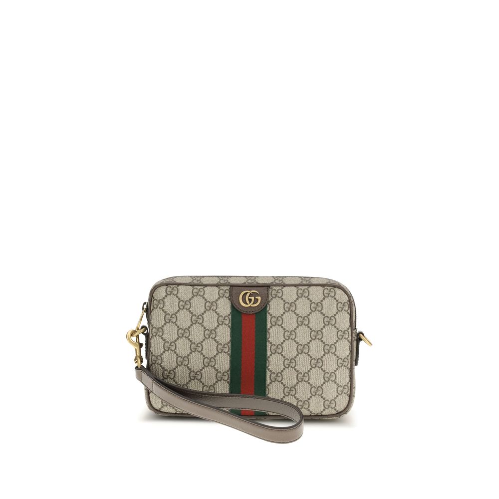 Gucci Ophidia Small Shoulder Bag Beige Ebony