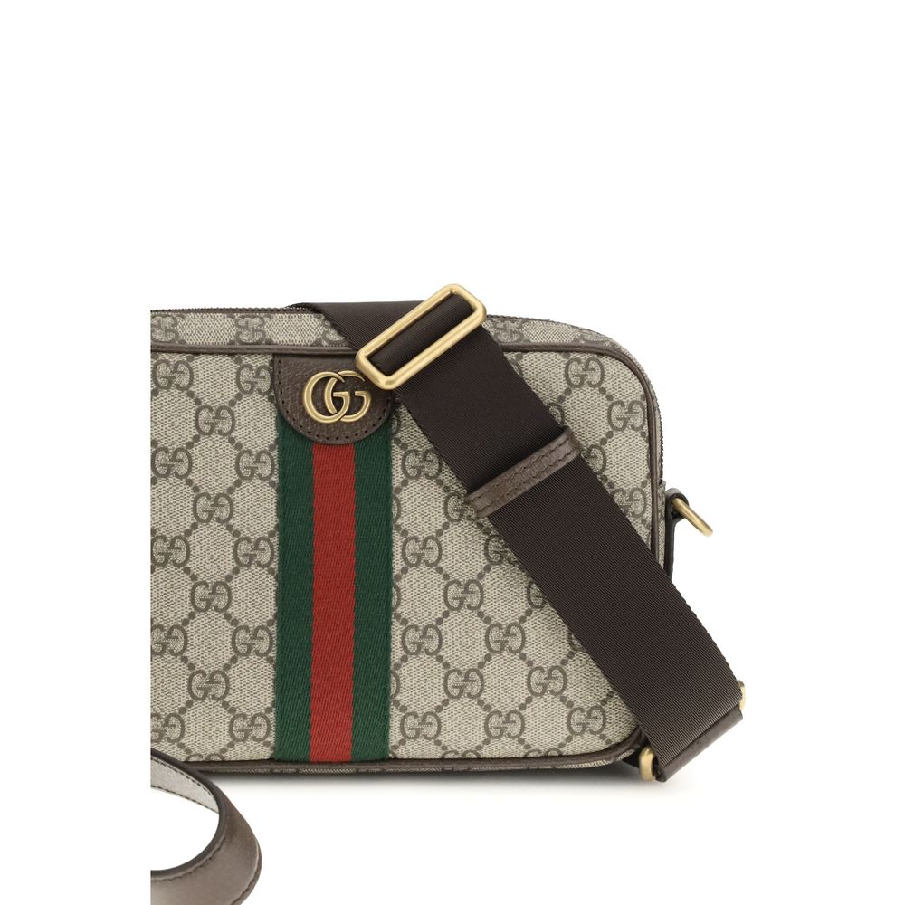 Gucci Ophidia Small Shoulder Bag Beige Ebony