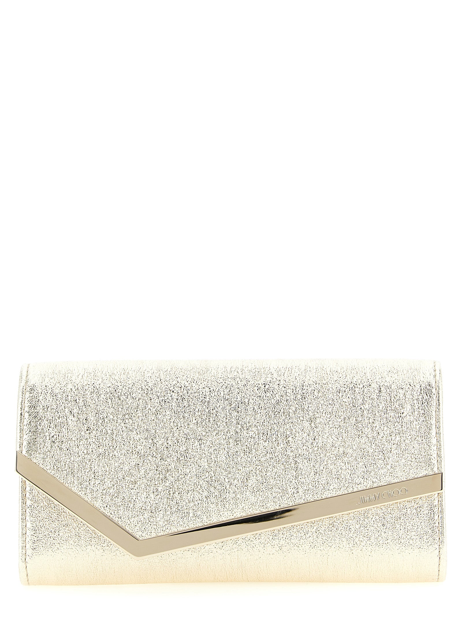 Jimmy Choo Emmie Clutch Champagne Gold