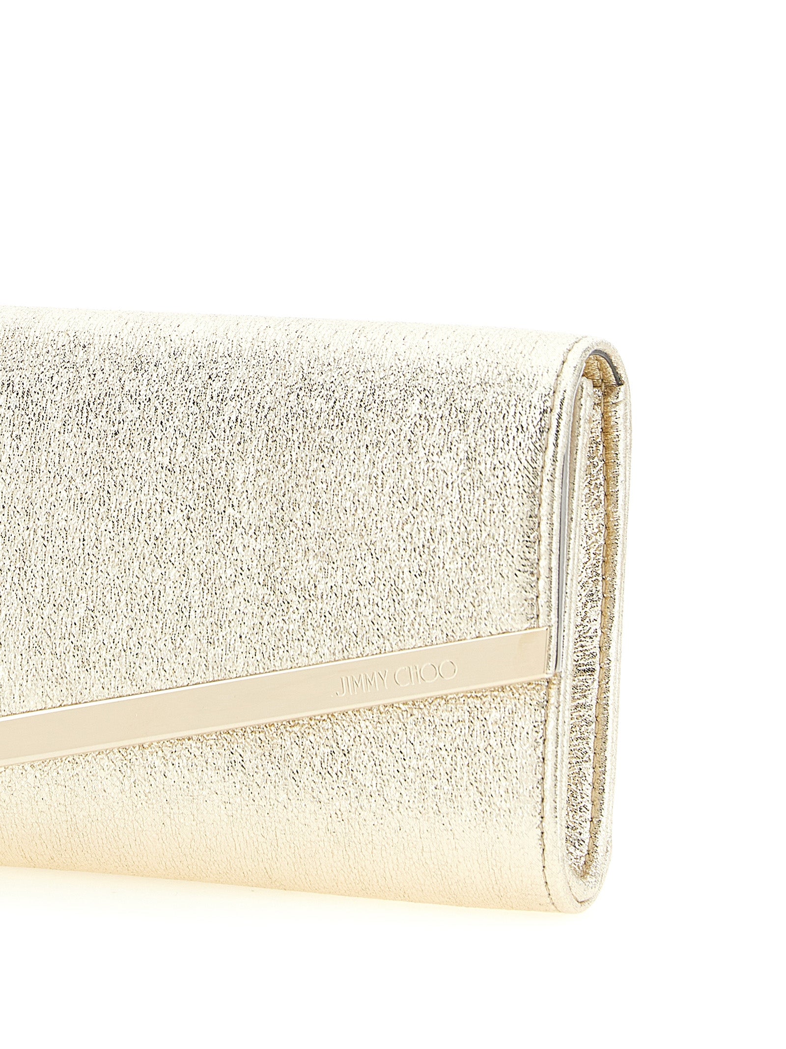 Jimmy Choo Emmie Clutch Champagne Gold