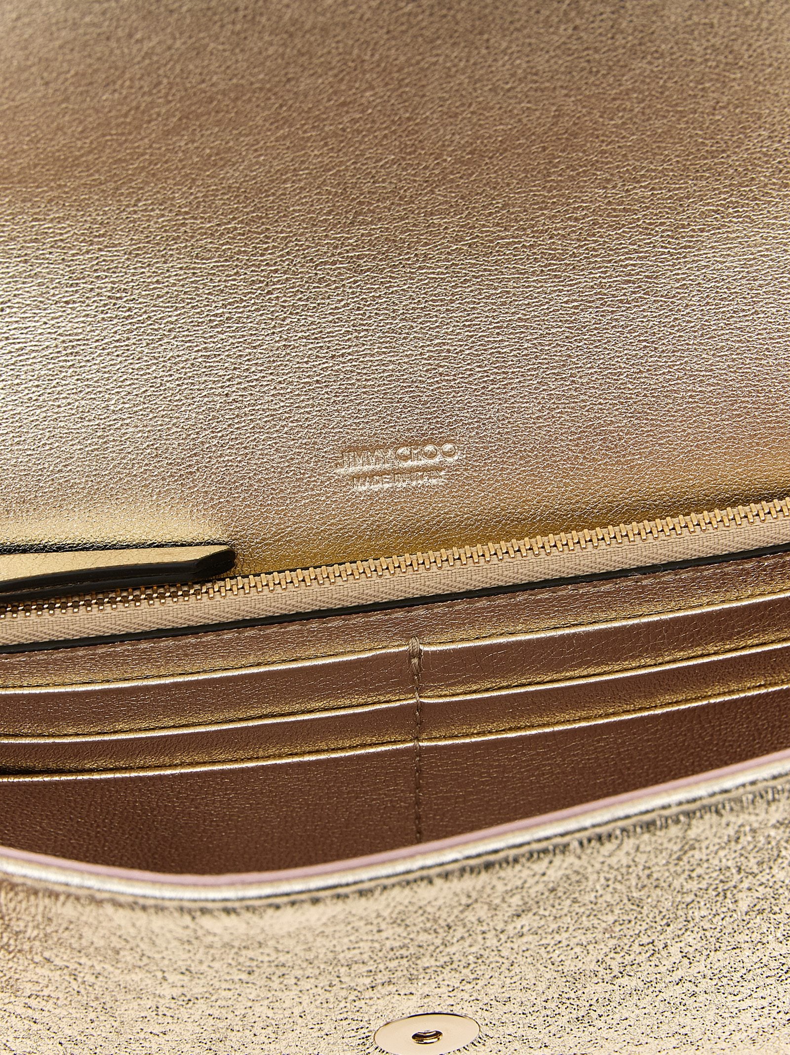 Jimmy Choo Emmie Clutch Champagne Gold