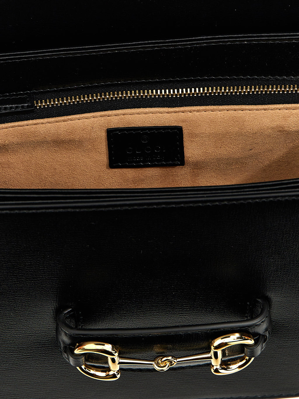 Gucci Horsebit 1955 Small Shoulder Bag Black