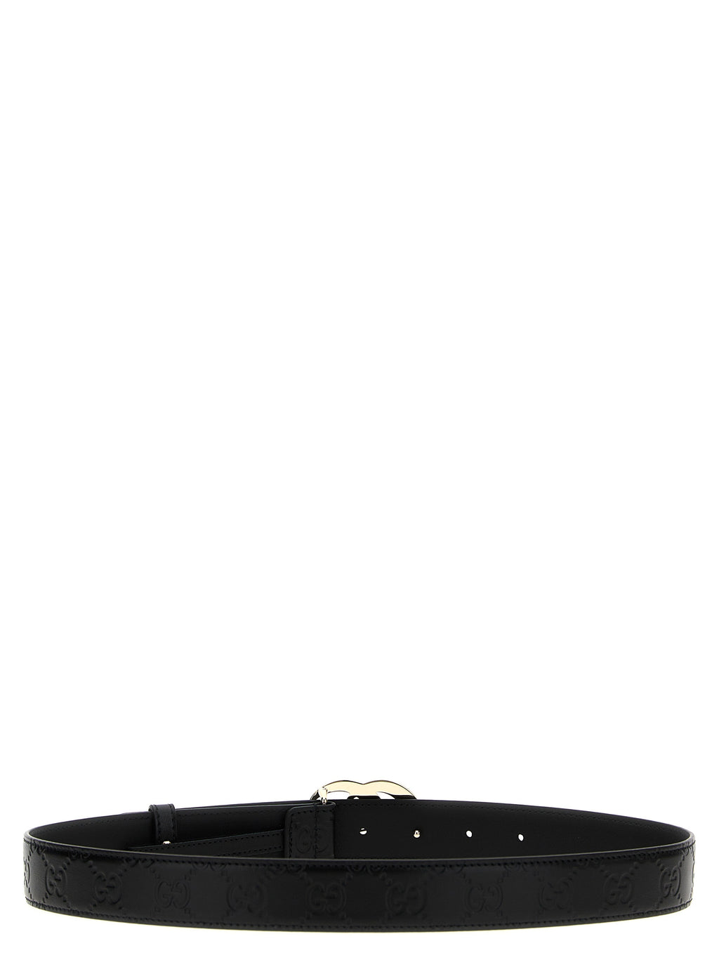 Gucci GG Milano Leather Belt Black