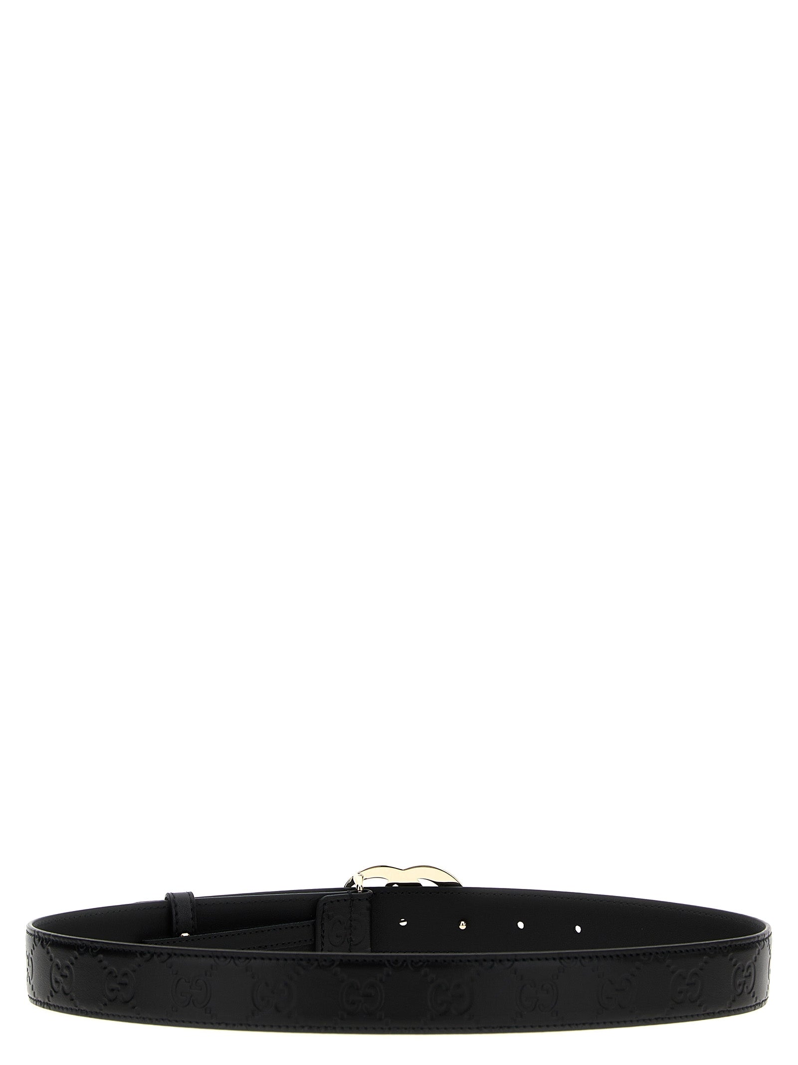 Gucci GG Milano Leather Belt Black